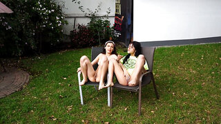 Mia Alex and Nicoletta Cruz get very risky and frisky
