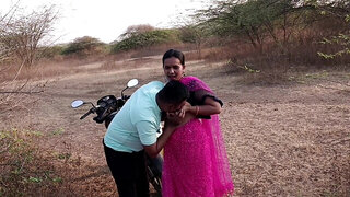 Thick woman loves riding bikes and having outdoor sex