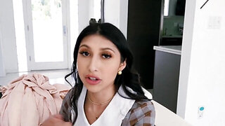 A MILF and a babe are working together on a penis