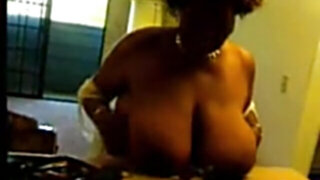 Ebony plumper granny slobs and pulverizes bwc