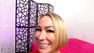 Mellanie Monroe stuffed with a big cock in point of view