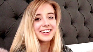 Angelic blonde Haley Reed showcases her fucking talent