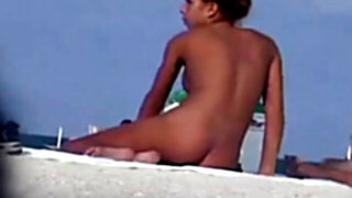 Beach nudists