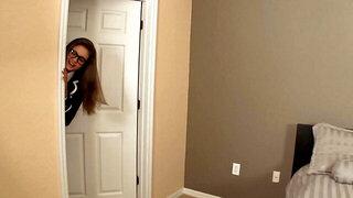 Teen Schoolgirl Nerd in Glasses FUCKED  – Ashton Monroe