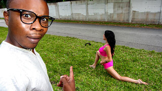 Alexxia the yoga hottie is going to deal with a BBC