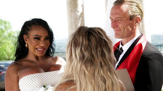 Kitana Montana and Ava Devine in a lesbian scene