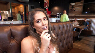 Starting in the restaurant and moving into the bathroom