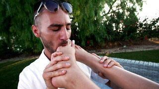 The feet of Chloe Amour looking extra suckable today