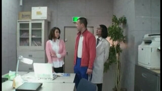 Fat Hooters Gal Teacher Wearing a Half-Top