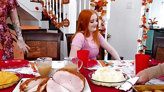Awesome threesome with a lucky dude and two redheads