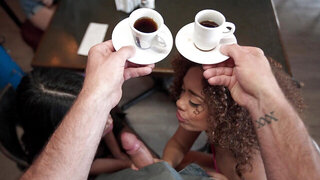 Petite girl vs a girthy cock in a hardcore porn movie