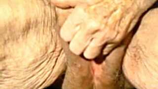 Old Granny masturbate off her thick bean!masturbation Inexperienced!