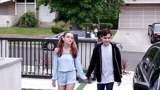 My hung stepdad punishes my cunt for dating other guys