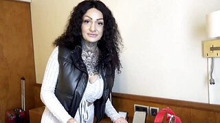 Inked & pierced MILF gives up her ass for a deep drilling