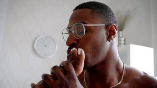 Bald African slut Zaawaadi loves taking on a BBC