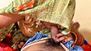 Newlyweds from India enjoying POV oral and cock riding