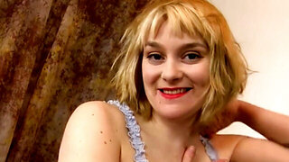 Teddy Snowflower is going to strip and then masturbate