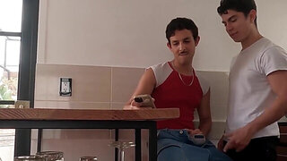 The sink is not working but their throats sure do