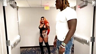 Flashy dresser gets fucked by a BBC at IndustryInvaders