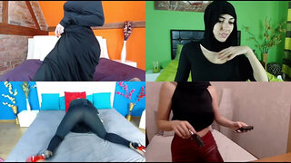 Hijabi Camgirl Quartet