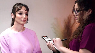 Two girls with perfect bodies are loving lesbian sex