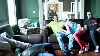 German video with two horny babes who love semen