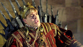 Super slutty blonde queen gets fucked hard in front of the king