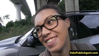 Pickedup french beginner banged outdoors