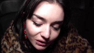 Brunette girl catches him jerking off so they fuck