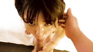 Chinese amateur pornstar polishing his dick i nPOV