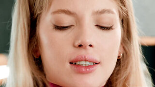 Leggy and glammed-up ladies taking care of his boner