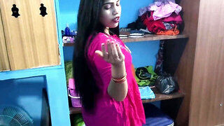 Indian girl with a fantastic ass is fucked from behind