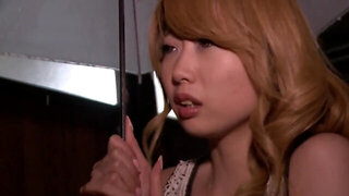 Scared Japanese teen promises to suck a cock to have company