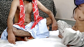 Bhabhi with a big seduces a faker and rides his Indian dick