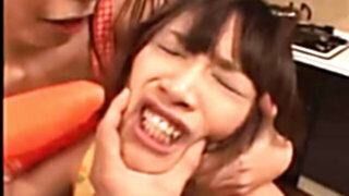 censored japanese wearing only an apron