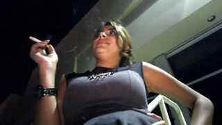 Sexy woman strips naked and masturbates with a toy