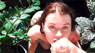 Bubble butt hottie Misha Cross takes hard pounding in POV-style scene