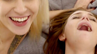 Jessy Jones and Kiara Cole surrender to his hard cock