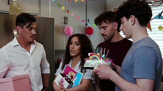 Assfuck with a tight girl who wants every dick today