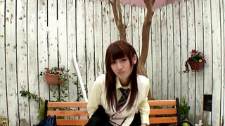 No shame from a Japanese schoolgirl that fucks greedily