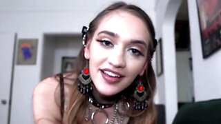 Stepbrother wants Sera Ryder to become his Halloween hoe