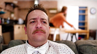 Inked slut Eden Ivy treats her back pain on an old dick