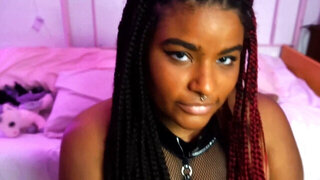 BBW black girl is going serve her white master (IMPACT PLAY)