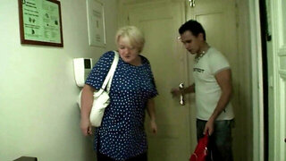 Granny is ready to do kinky things to a much younger dick