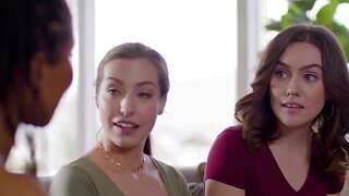 Lesbian threesome with hot girls who do the kinkiest things