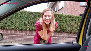 German hitchhiker thanks driver for ride by sex