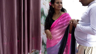 Thick Indian wench giving a BJ in an amateur clip