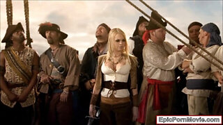 Shay Jordan tag teamed by two pirates