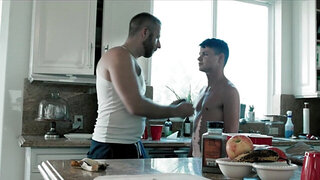 Dominant DILF is punishing the disobedient stepson
