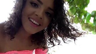 PHAT booty GF gets fucked with plenty of outdoor teasing